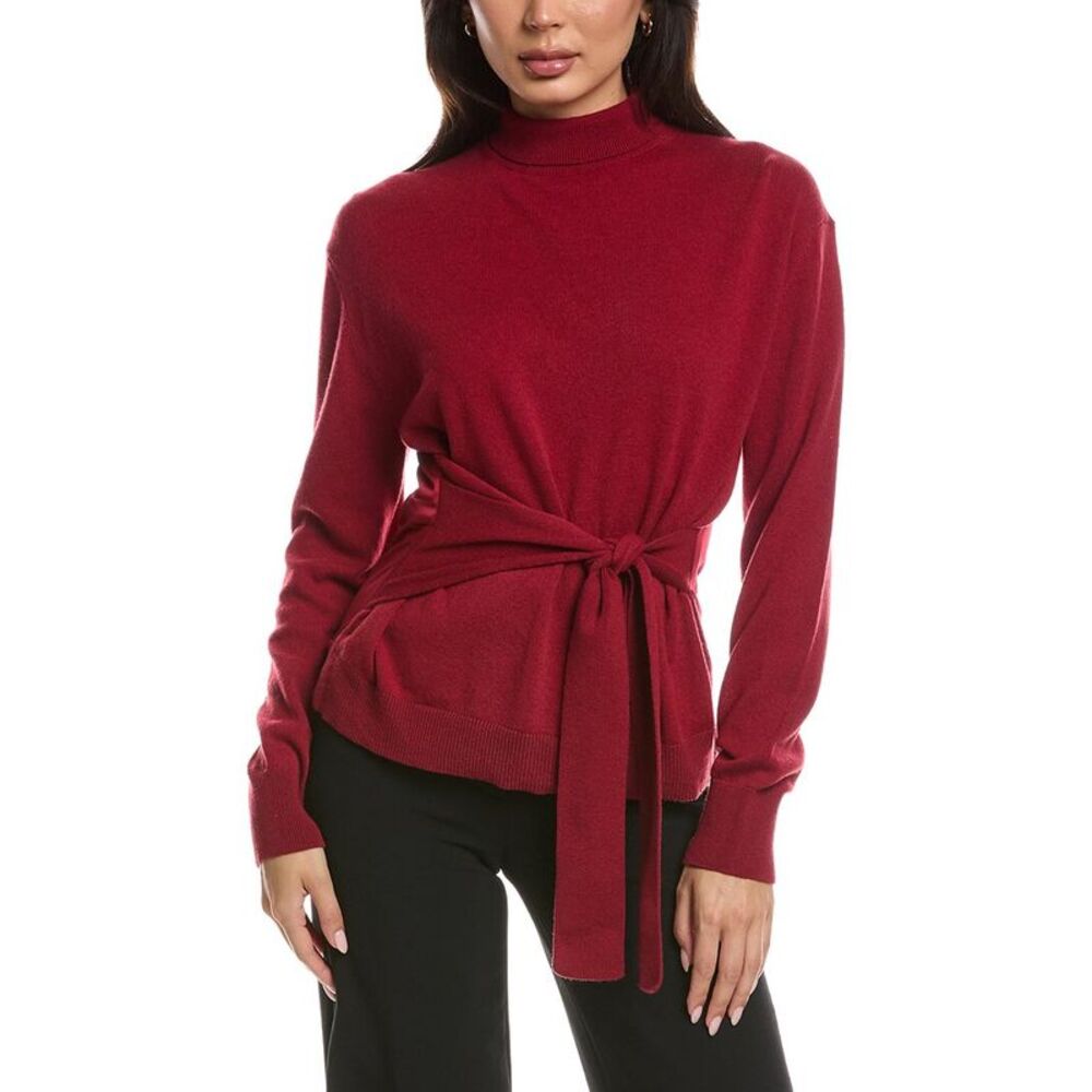 Hugo Boss Womens  Falandia Wool & Cashmere-Blend Sweater, Red